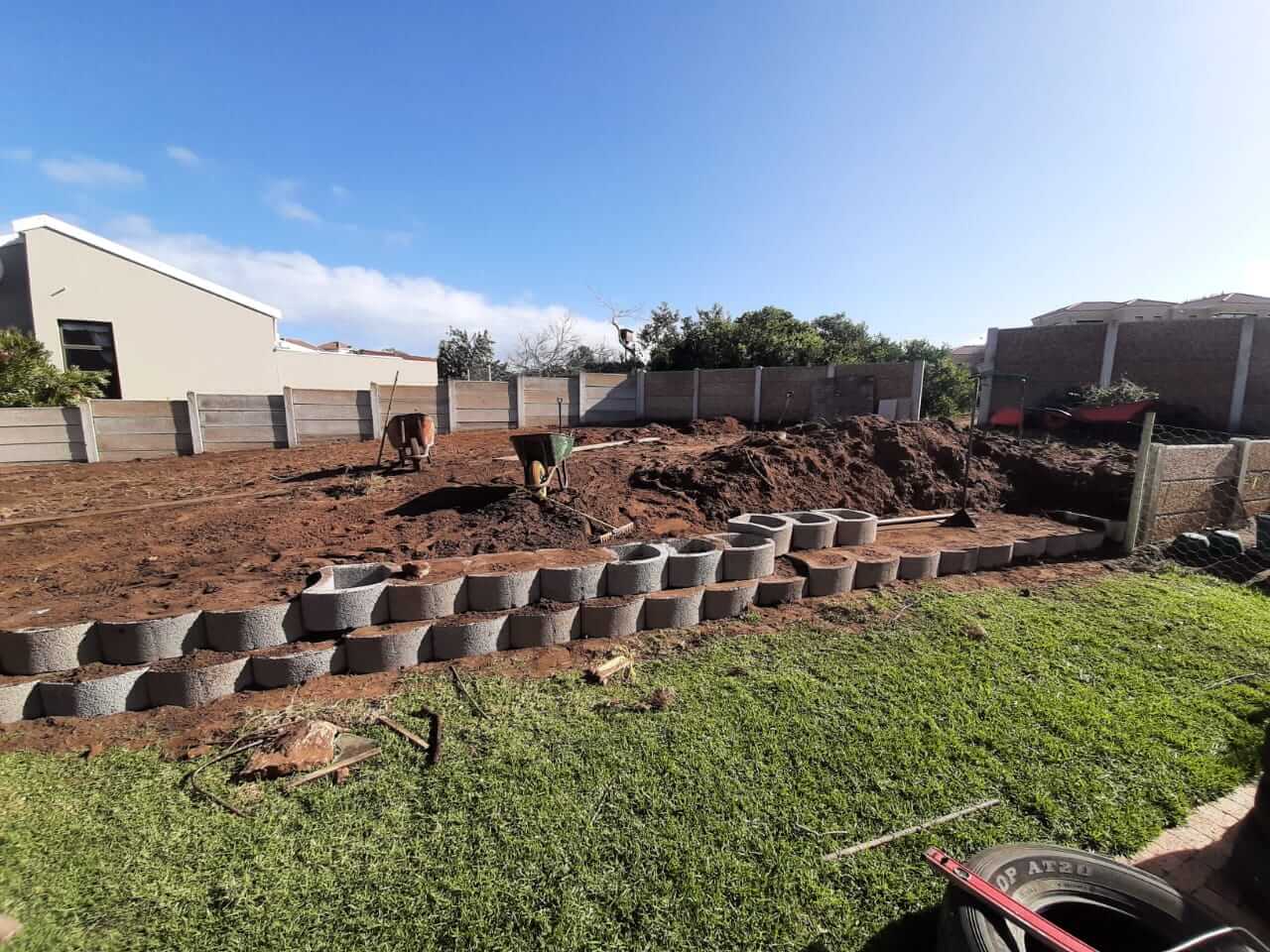Instant lawn process at Lawn it in Stilbaai